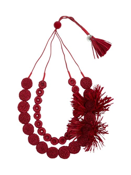 Collana doppio giro in rafia Marmellata Liviana Conti | A5SJ81D33-0